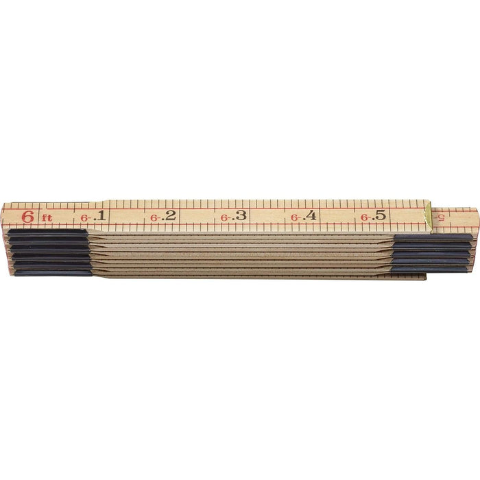 Hultafors 101204U Engineer's Folding Wooden Ruler, 78"