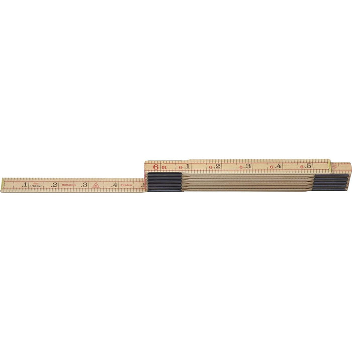 Hultafors 101204U Engineer's Folding Wooden Ruler, 78"