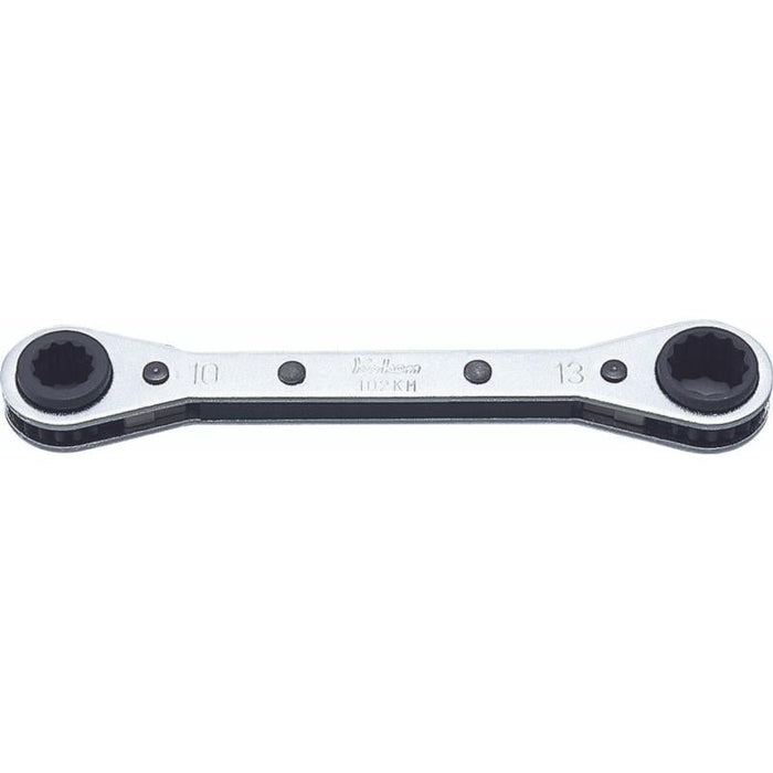Koken 102KM.BH-5.5.6X7.8 Ratcheting Ring Wrench 5.5-6x7-8 mm 12 Point Length 108 mm Reversible 4 Sizes