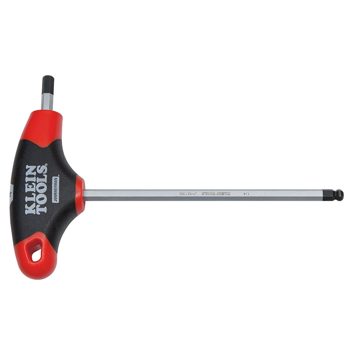 Klein Tools JTH6E09BE 9/64-Inch Ball-End Hex Key with T-Handle, 6-Inch