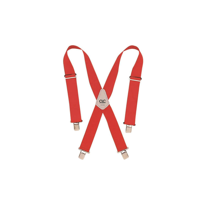 CLC 110RED Heavy-Duty Work Suspenders, Red