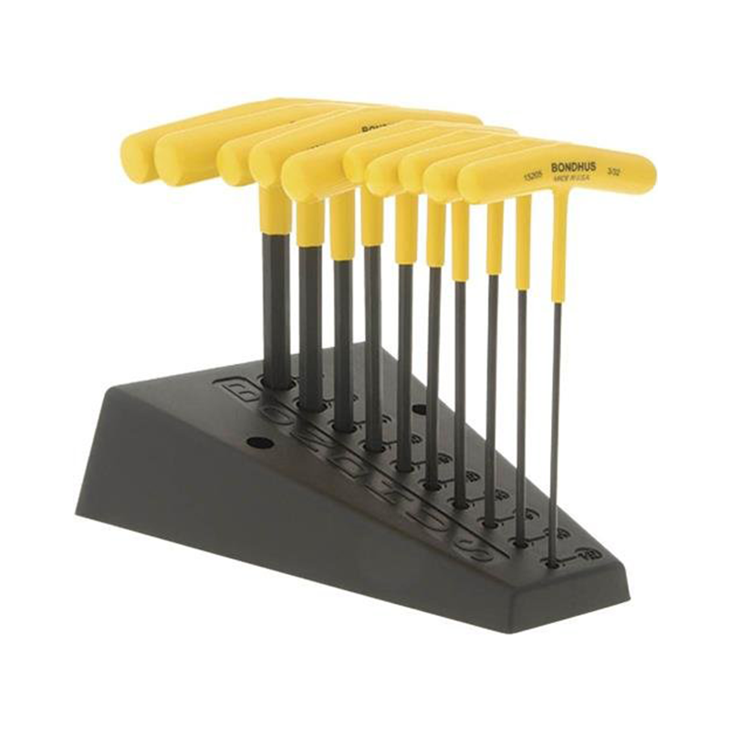 Bondhus 15390 Hex T handle Set 10 Piece EIO