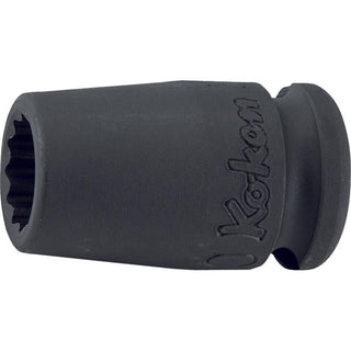 Ko-Ken 13405M-13 3/8 Sq. Dr. Socket 13mm 12 point Length 32mm