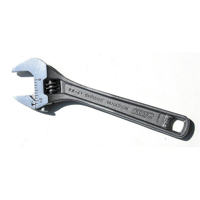 Irega 924 Ergonomic Adjustable Wrench, Triple-Chrome Finish, 4 Inch