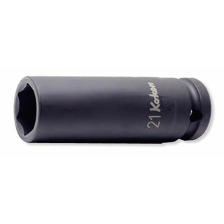 Ko-Ken 14113M-21 1/2 Sq. Dr. Wheel Nut Socket 21mm 6 point Length 80mm