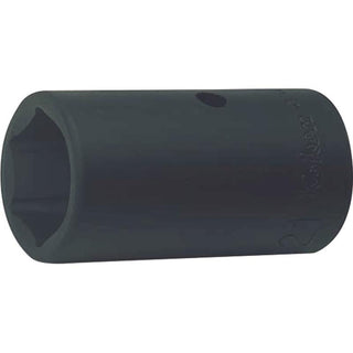 Ko-Ken 14118M-19X22 1/2 Sq. Dr. Double Ended Socket 19 x 22mm 6 point Length 57mm