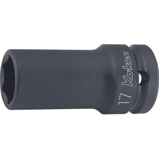 Ko-Ken 14301X-15 1/2 Sq. Dr. Socket 15mm 6 point Length 60mm Thin walled
