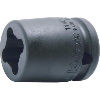 Ko-Ken 14400-10WN 1/2 Sq. Dr. Socket 10mm 4 point Length 38mm