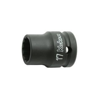 Ko-Ken 14406A-9/16 Socket 9/16 12 Point 38mm Thin walled 1/2 Sq. Drive