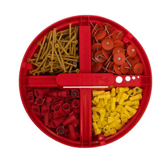 Bucket Boss 15054 Super Stacker Small Parts Organizer;Red