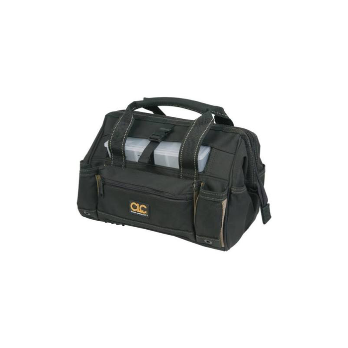 CLC 1534 16" Tool Bag with Top-side Plastic Parts Tray