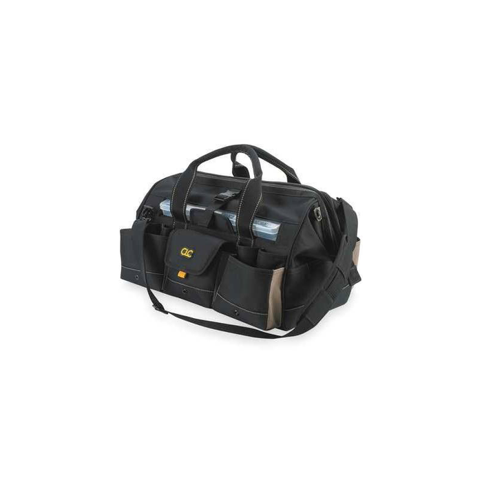 CLC 1535 18" Tool Bag with Top-side Plastic Parts Tray