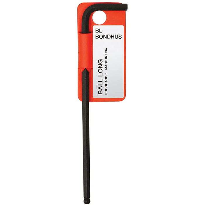 Bondhus 15758 Ball End L-Wrenches, 3.5 mm, Barcoded, 1 Pack