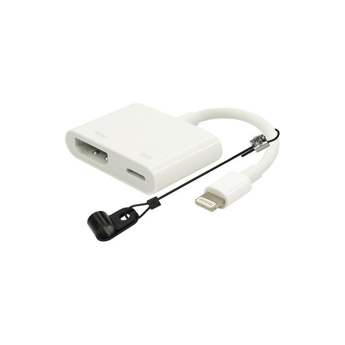 Simply45 DO-D005 Lightning Male to HDMI and Lightning Female Pigtail Dongle Adapter