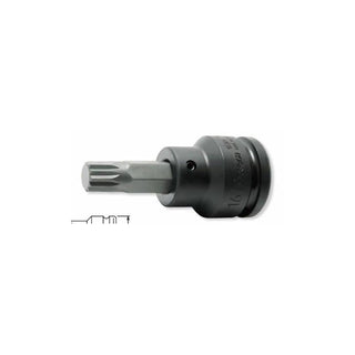 Ko-Ken 16106.16-M18 Bit Socket XZN M18 Triple Square 76mm 3/4 Sq. Drive