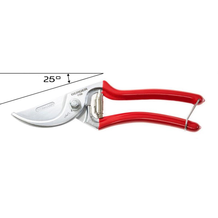 Berger Tools 1700 Pruning Hand Shear, 25 Degree Angled, 8.7 Inch