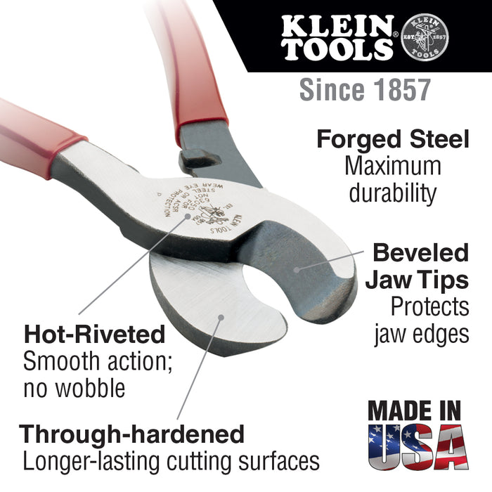 Klein Tools J63050 Journeyman™ High Leverage Cable Cutter