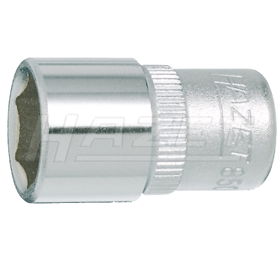 Hazet 850A-3/8 (6-Point) Square, Hollow 6.3mm (1/4") Hex. 3/8 Traction Socket