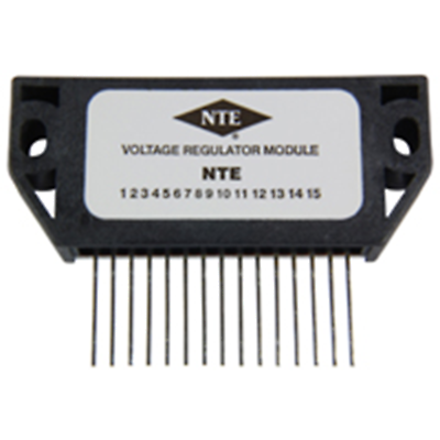 NTE Electronics NTE7027 MODULE - 3 OUTPUT VOLTAGE REGULATOR FOR VCR 15 LEAD SIP