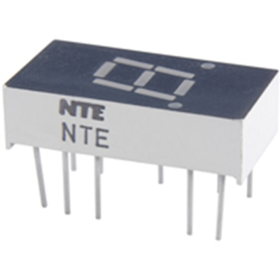 NTE Electronics NTE3053 LED-display Orange 0.300 Inch Seven Segment Common