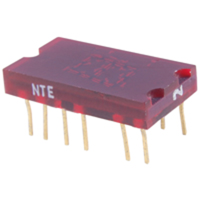 NTE Electronics NTE3050 LED-display Red 0.270 Inch Seven Segment Common Anode