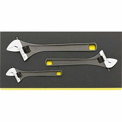 Stahlwille 96838796 TCS 4026/3 Adjustable Wrench Set with Foam Inlay