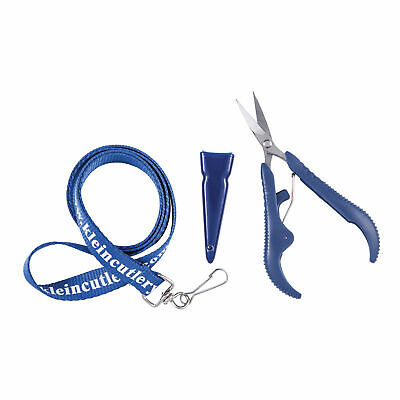Heritage Cutlery VP51A 5'' Spring Loaded Embroider Nipper / Curved / Lanyard