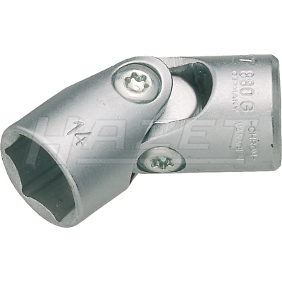 Hazet 880G-12 (6-Point) 10mm (3/8") 12-12 Traction Universal Joint Socket