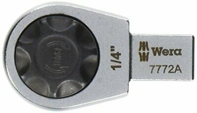 Wera 05078635001 7772 A Ratchet Insert, 9x12 mm holder, 1/4" Drive, Reversible