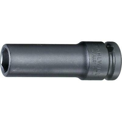 Stahlwille 23090022 2309 1/2" Extra Deep 6-pt Impact Socket, 22 mm