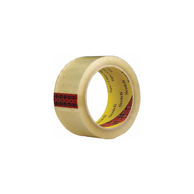 Scotch® High Tack Box Sealing Tape 3743 Clear, 48 mm x 50 m
