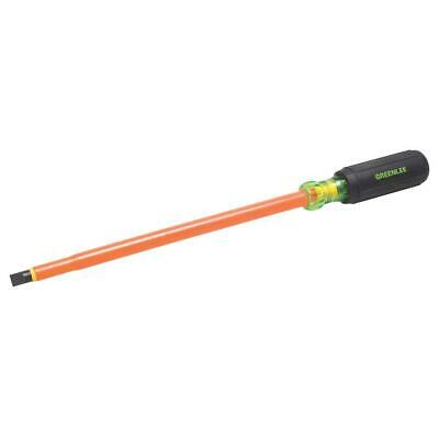 Greenlee 0153-17-INS Screwdriver, Insulated, cab, 3/8"x10"