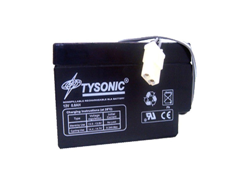 Tysonic TY-12-0.8 12V 0.8AH Sealed Lead Acid Battery