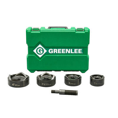 Greenlee 7304 Standard Round Knockout Set for Hydraulic Drivers, 2-1/2" to 4"