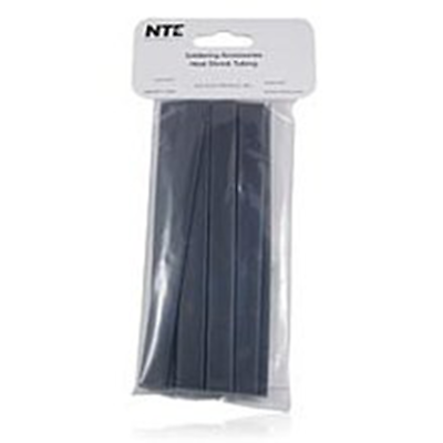 NTE Electronics 47-20606-BK Heat Shrink 5/16" Dia Thin Wall BLK 6" Length 15pcs