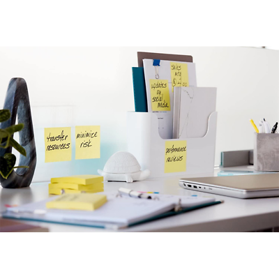 Post-it Super Sticky Notes 3321-SSY, 3 in x 3 in, (7.62 cm x 7.62 cm)