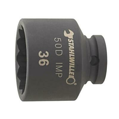 Stahlwille 23011032 50D IMP 1/2" 12-pt Impact Socket, 32 mm