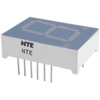 NTE Electronics NTE3080 LED-display Red 0.800 Inch Seven Segment Common Anode