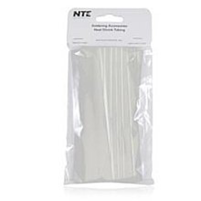 NTE Electronics 47-20906-CL Heat Shrink 3/4" Dia Thin Wall CLR 6" Length 10pcs