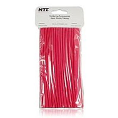 NTE Electronics 47-20606-R Heat Shrink 5/16" Dia Thin Wall Red 6" Length 15pcs