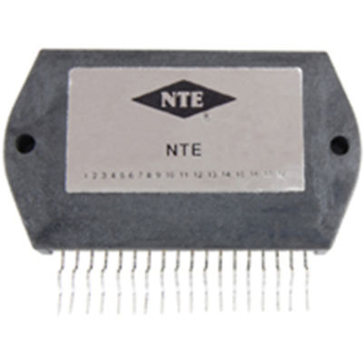 NTE Electronics NTE1874 HYBRID MODULE DUAL 15W/CHANNEL AUDIO POWER AMP 18-LEAD S