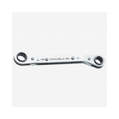Stahlwille 41553234 26a Ratchet ring Spanner, 1/2" x 9/16"