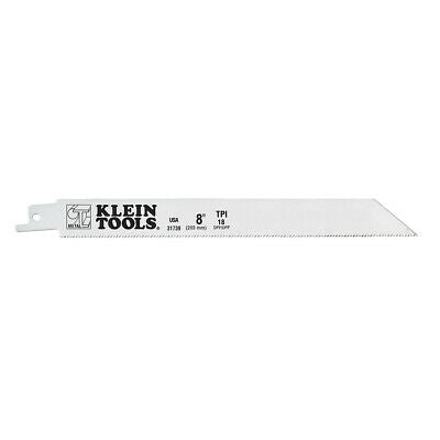 Klein Tools 31739 Reciprocating Saw Blades, 18 TPI, 8-Inch, 5-Pack