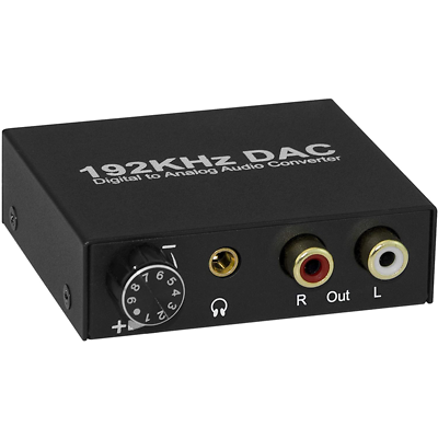 Bytecc 61089 192KHz DAC Converter, 24bit Digital to Analog Audio Converter