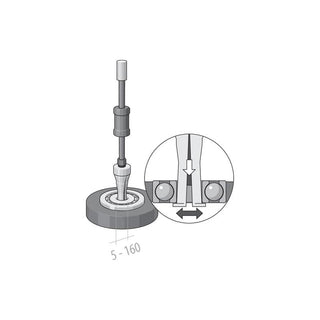 Gedore 2836025 Internal Extractor Set, In 2/2 L-BOXX 136 Module