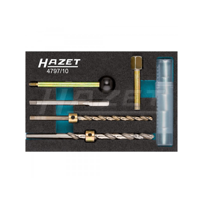 Hazet 4797/10 Thread repair tool set for injector fastening screw