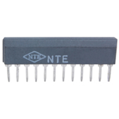 NTE Electronics NTE7057 IC - TV SIF/AFT/RF AGC 12-LEAD SIP VCC = 12V