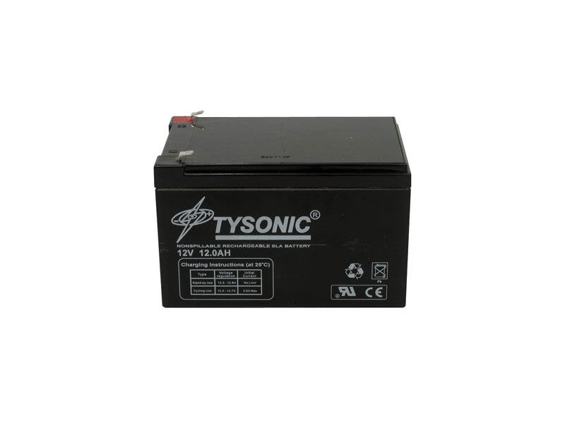 Tysonic TY-12-12 12V 12AH Sealed Lead Acid Battery