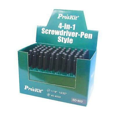 Pro'sKit 800-092-50 Display Pack, 800-092, 4-in-1 Pen Style Screwdriver  50 PC
