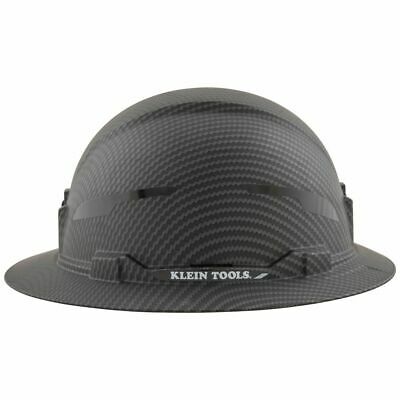 Klein Tools 60345 Hard Hat, Premium KARBN, Non-Vented Full Brim, Class E